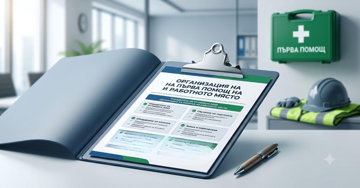 Организация на първа помощ на работното място: Изисквания по ЗБУТ