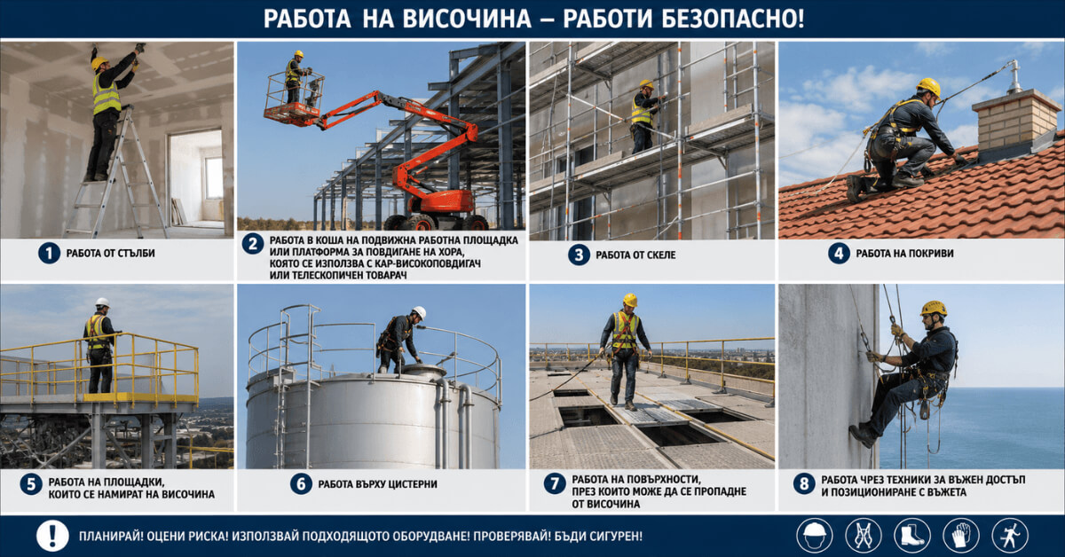 Ръководство за органиазция на безопасната работа на височина